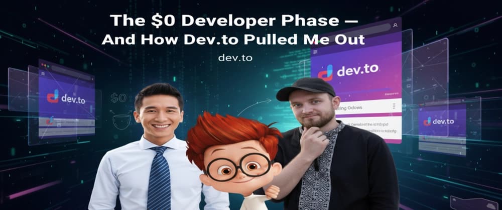 The $0 Developer Phase — And How Dev.to Pulled Me Out