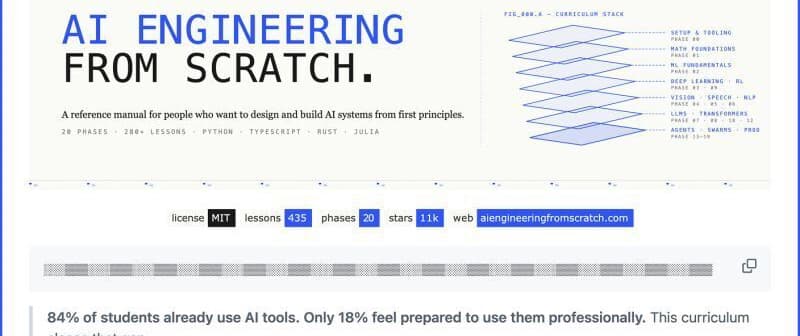 Build It, Then Use It: How I wrote 435 AI engineering lessons from scratch